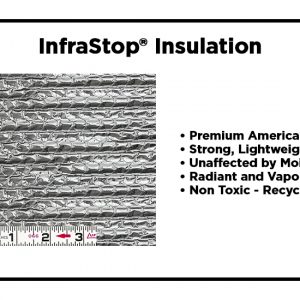 InfraStop&reg; 24" x 100' Square Edge Double Bubble Reflective Foil Insulation - Image 8