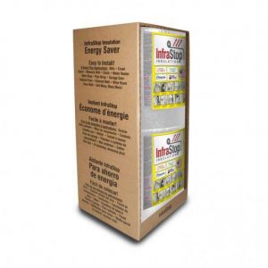 InfraStop&reg; 48" x 25' Square Edge White Single Bubble Reflective Foil Insulation - Image 3